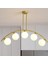 Fralde 5 Li Gold Modern Mutfak Cafe Restoran için Uygun Retro Salon Avize 1