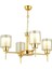 Cemre 4 Lü Gold Modern Yatak Odası Salon Avize 3