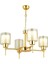 Cemre 4 Lü Gold Modern Yatak Odası Salon Avize 5