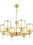 Cemre 6 Lı Gold Modern Yatak Odası Salon Avize 5
