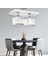 RİVİA 2 Lİ KROM KAPLAMA PLAFONYER TAŞLI SALON AVİZE 2
