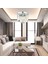 Nilüfer 2 Katlı Küçük Krom Kaplama Yuv. Kristalli Taşlı Modern Tasarım Kristal Salon Avize 2