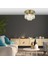 Nilüfer 2 Katlı Küçük Eskitme Yuv. Kristalli Taşlı Modern Tasarım Kristal Salon Avize 2