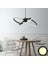 Apliqa Cassiel Sarkıt 54 Watt Ledli 3 Renkli Avize 1