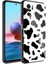 Xiaomi Redmi Note 10S Kılıf Kamera Korumalı Bulut Desenli Renkli Sert Parlak Silikon Kapak (Epoksi) 2
