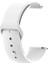 Samsung Galaxy Watch 6 44MM Kordon Mat Klasik Silikon Krd 11 Beyaz 1