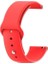 Casestreet Samsung Galaxy Watch 6 Classic 47MM Kordon Mat Klasik Silikon Krd 11 Kırmızı 1