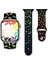 Apple Watch 7 45MM Kordon Silikon Pride Spor Pozitif Renkler SC10 Siyah 2
