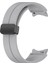 Samsung Galaxy Watch 6 Classic 47MM Kordon Silikon Mıknatıslı Ayarlanabilir HS19 Gri 1