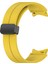 Samsung Galaxy Watch 6 Classic 47MM Kordon Silikon Mıknatıslı Ayarlanabilir HS19 Sarı 1