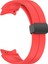 Samsung Galaxy Watch 6 44MM Kordon Silikon Mıknatıslı Ayarlanabilir HS19 Kırmızı 1