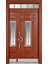 TEZ-0139 Kızıl-Kabartmalı Model Bina Giriş Kapısı 1
