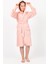 Pudra Brodeli Bukle Pamuklu Genç Bornozu 1