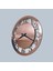 Dekoratif Rosegold Aynalı Duvar Saati 5