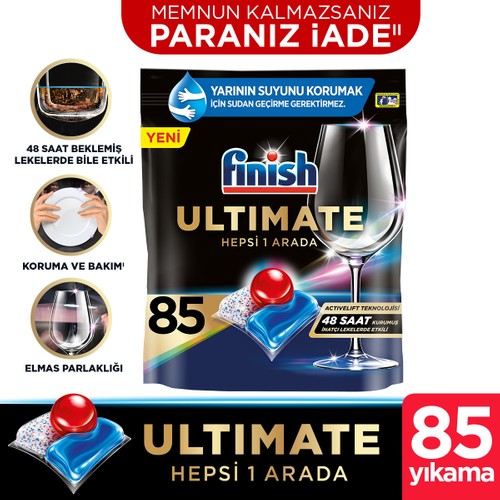Finish Ultimate Bulaşık Makinesi Deterjanı 85 Tablet
