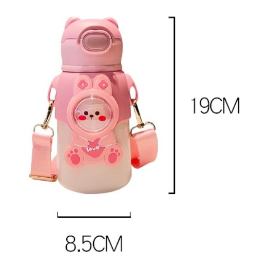 Zethus Komik ve Sevimli Paslanmaz Çelik Çocuk Vakumlu Bardak Fiyatı