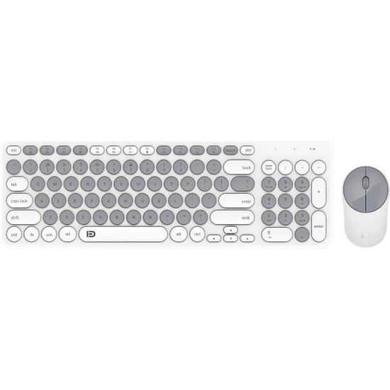 Fd IK6631 Kablosuz Klavye Mouse Seti 2.4 Ghz _ Bilgisayar, Tv ve Mac Için Sessiz ve Ince Set