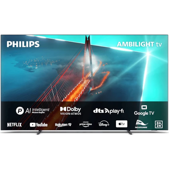 Philips 48OLED708 48 121 Ekran Uydu Alıcılı 4K Ultra Smart HD OLED TV