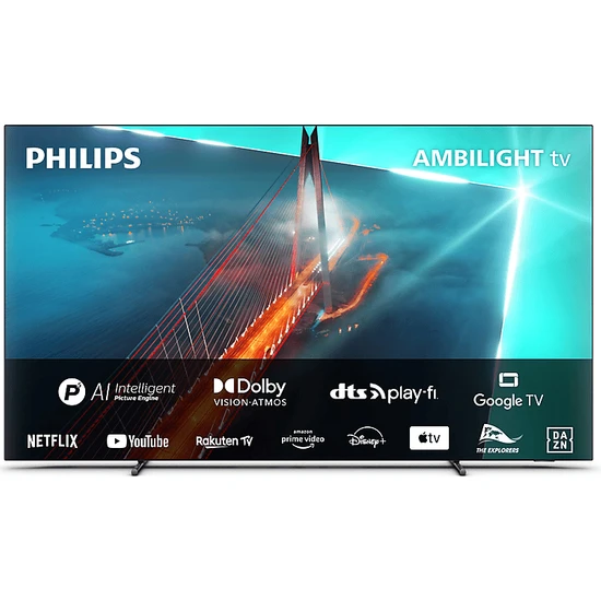 Philips 65OLED708 65 164 Ekran Uydu Alıcılı 4K Ultra HD Smart OLED TV