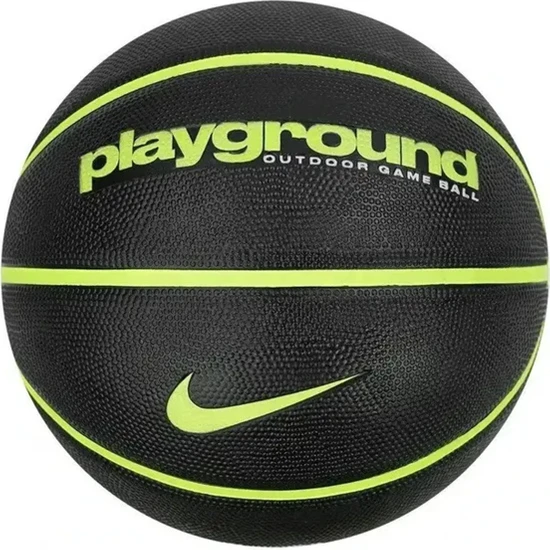 Nike Everyday Playground 8p Unisex Siyah Basketbol Topu N.100.4498.085.05