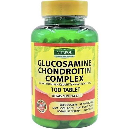 Vitapol Glucosamine Chondroitin Complex 100 Tablet Msm Fiyatı