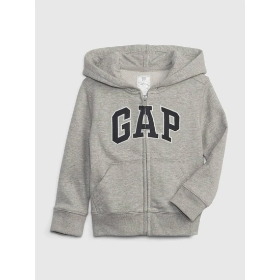 Gap Erkek Bebek Logo Fermuarlı Sweatshirt