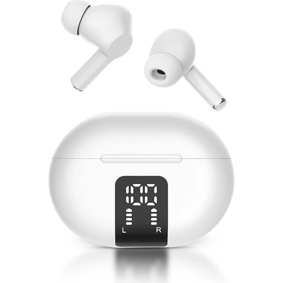Woyax by Deji Pro LED Göstergeli Kablosuz Bluetooth Kulaklık, HiFi, HD 4 Mikrofon, ENC, Derin Bas