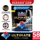 Finish Ultimate 58 Kapsül Bulaşık Makinesi Deterjanı Tableti (1 x 58 Kapsül)