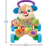 Fisher-Price® LnL Yaşa Göre Gelişim™ Eğitici Köpekçik Yürüteç (Türkçe ve İngilizce) Aynı Zamanda Renkleri, Şekilleri, Sayıları ve Daha Fazlası Eğlen ve Öğren 6 - 36 Aylık, FTG10