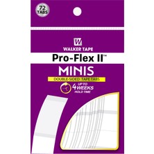 Walker Tape Pro-Flex Iı™ Mini's Protez Saç Bandı Oval (2,0cm x 7,5cm) 72 Adet