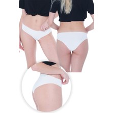 Parlingerie  3lü Lazer Kesim Külot Beyaz