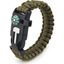 9595 Pusulalı & Magnezyum Çubuklu Paracord Bileklik Kum