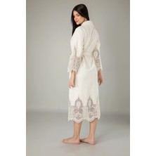 Nuşa Uzun Şalyaka Dantelli Bambo Cotton