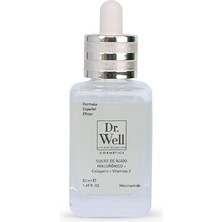 Dr. Well Cosmetics Hyalüronik Asit + Kolajen + C Vitamin Serumu 50 ML