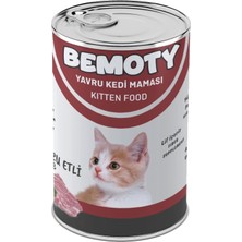 Bemoty Kuzu Etli Yavru Kedi Konservesi 12 Adet