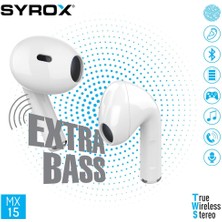 Syrox MX15 Tws Bluetooth Kulaklık Bt 5.3