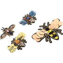 Cadia 4pcs Payetler Boncuklu Işlemeli (Yurt Dışından)