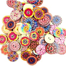 Cadia 100PCSŞ Için Ahşapğmesi Scrapbooking 3/4in Serisi Serisi 20MM (Yurt Dışından)