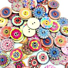 Cadia 100PCSŞ Için Ahşapğmesi Scrapbooking 3/4in Serisi Serisi 20MM (Yurt Dışından)