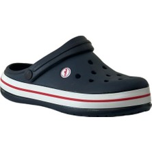 Akınalbella E195 Lacivert Kadın Hastane Sabo Terlik Sandalet 37