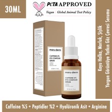 Maru.Derm Maruderm Caffeine %5 + Peptides + Hyalüronik Asit Göz Çevresi Serumu 30 ml