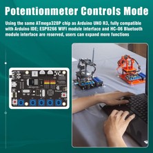 Adeept 5-Dof Robot Kol Kiti 5AXIS Robotik