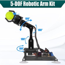 Adeept 5-Dof Robot Oyuncaklar Kol Kiti 5AXIS Robotik - Mavi