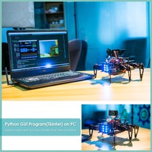 Adeept Raspclaws Hexapod Örümcek Robot Kiti - Raspberry Pi Için