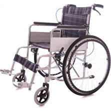 Fuhassan FH02 Manuel Tekerlekli Sandalye Refakatçi Fren ve Krom Ayaklık