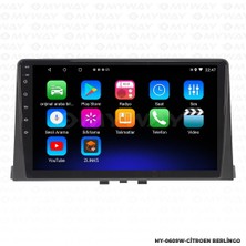 Myway Citroen Berlingo Android 12 Multimedya Carplay 2gb RAM+32GB HDD Navigasyon Ekran