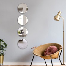 Decorita Ayna | 4'lü Takım Yuvarlak Ayna | ÇAP25CM |