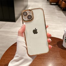 Dexmon iPhone 13 Kılıf 3D Kamera ve Lens Mercek Korumalı Ultra Lüks Razer Plating Silikon Case