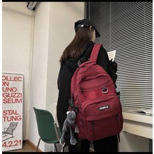 Okul Çantası Erkek ve Kadın Lise Üniversite Öğrencileri Tüm Maç Büyük Kapasiteli Çok Katmanlı Sırt Çantası (Yurt Dışından)