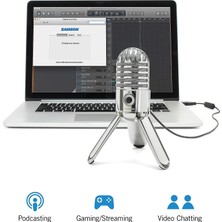 Samson Meteor Mic USB Stüdyo Kondenser Mikrofon (Krom)